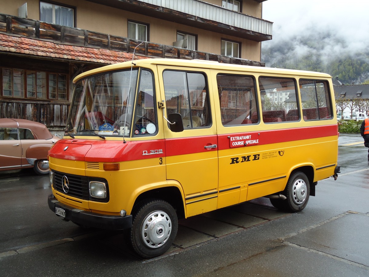 (144'270) - Scheidegger, Schnbhl - Nr. 3/BE 150'067 - Mercedes (ex Mller, Ennetmoos Nr. 3; ex Berwert, Stalden; ex Privat) am 19. Mai 2013 in Engelberg, OiO