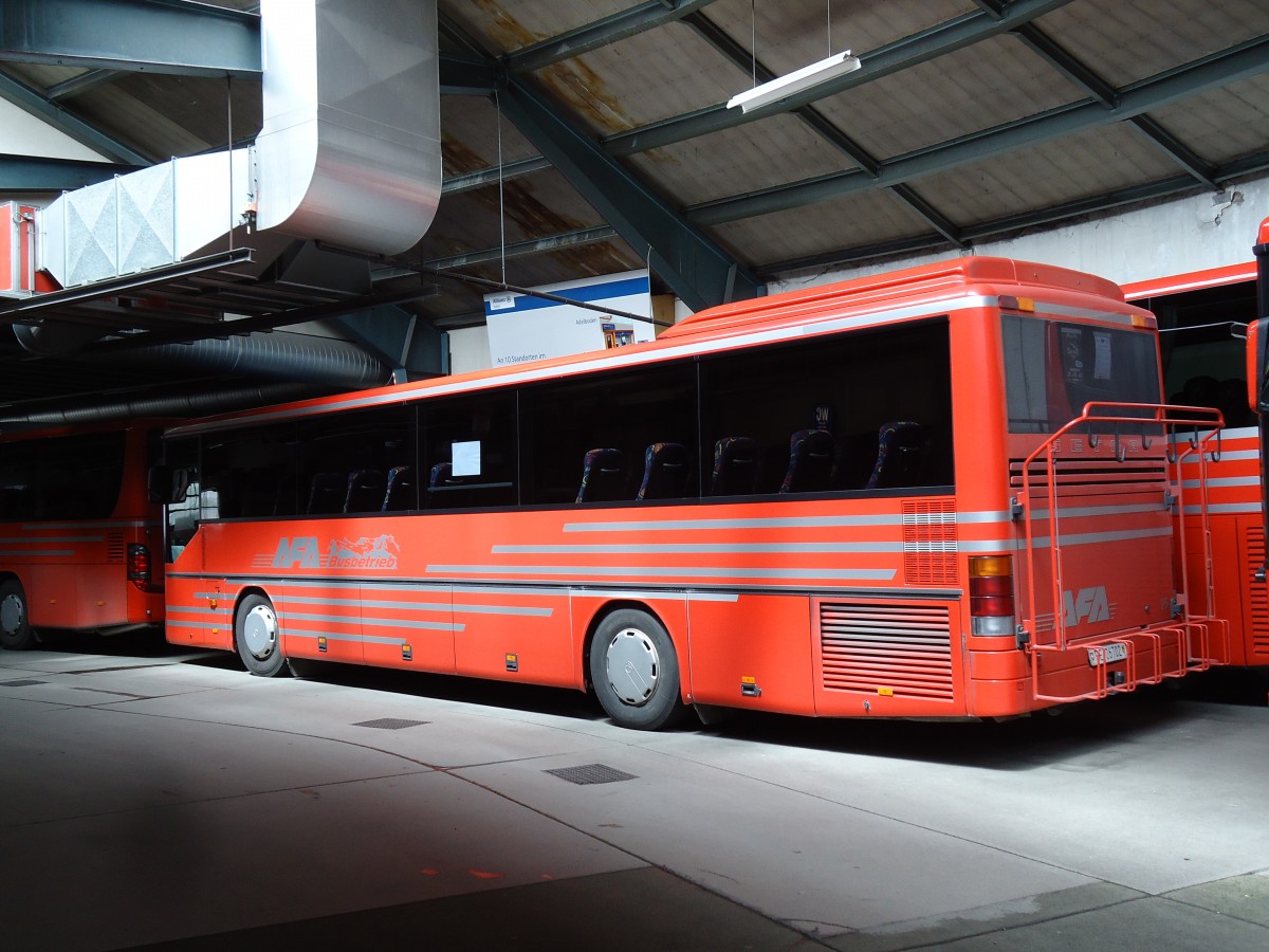 (144'540) - AFA Adelboden - Nr. 25/BE 26'702 - Setra (ex Nr. 12) am 25. Mai 2013 im Autobahnhof Adelboden