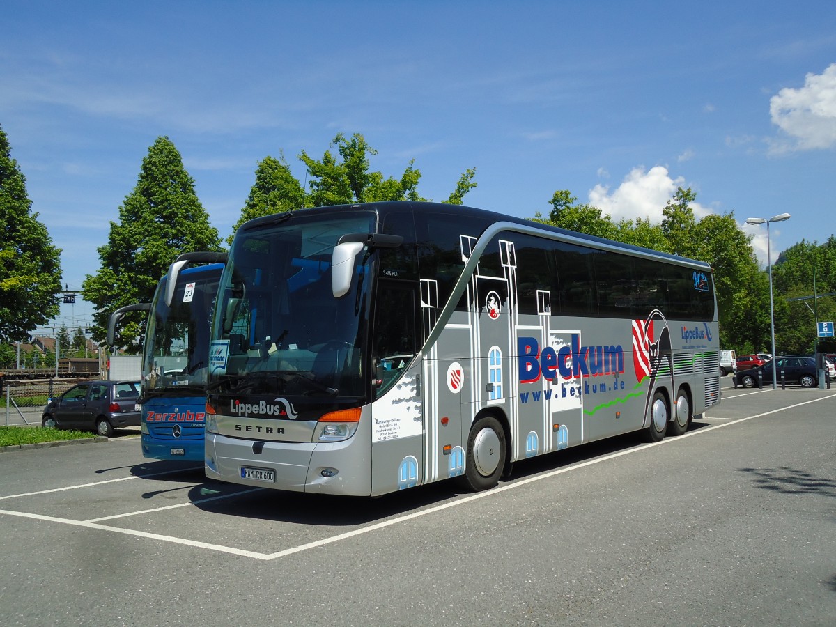 (144'826) - Aus Deutschland: Ruhkamp, Beckum - HAM-RR 600 - Setra am 6. Juni 2013 in Thun, Seestrasse