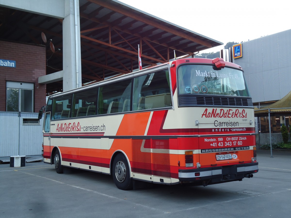 (145'281) - AaNnDdEeRrSs, Zrich - ZH 547'003 - Setra am 19. Juni 2013 in Thun, Grabengut