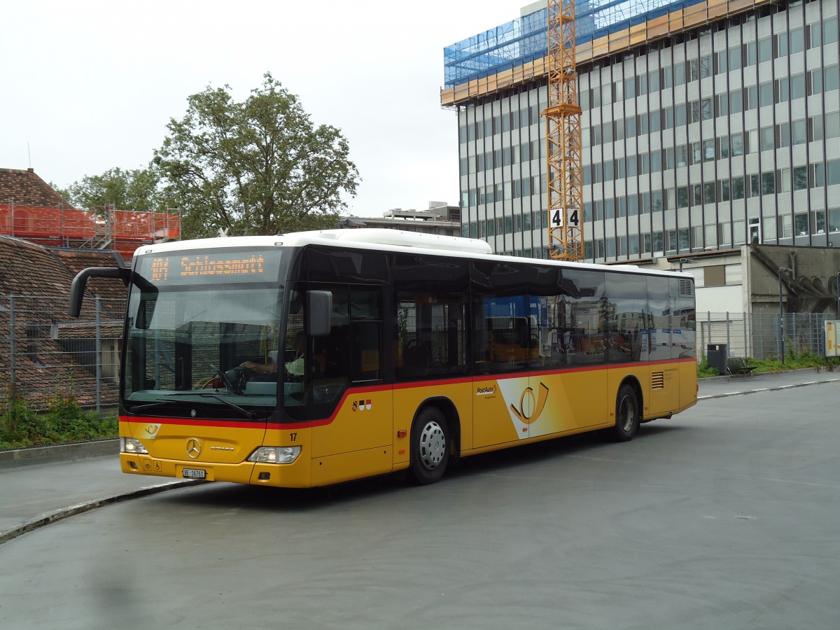 (145'445) - Steiner, Ortschwaben - Nr. 17/BE 16'761 - Mercedes am 23. Juni 2013 in Bern, Postautostation