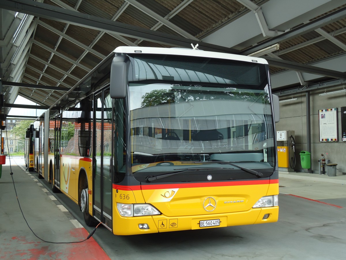 (145'450) - PostAuto Bern - Nr. 636/BE 560'405 - Mercedes am 23. Juni 2013 in Bern, Postautostation