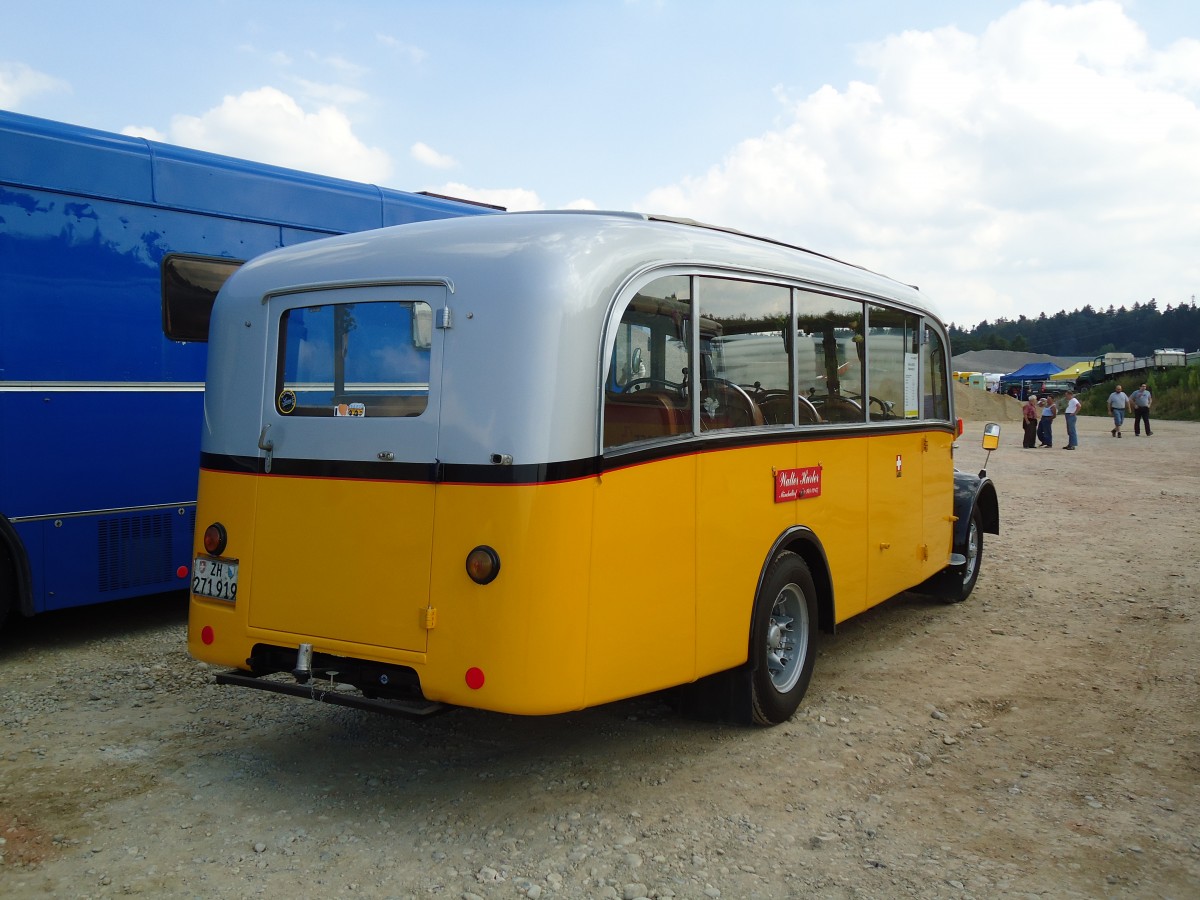 (146'754) - Hurter, Mnchaltdorf - ZH 271'919 - Berna/FHS (ex Volkart, Russikon; ex ASD Aigle; ex P 21'003) am 31. August 2013 in Niderbipp, Saurertreffen