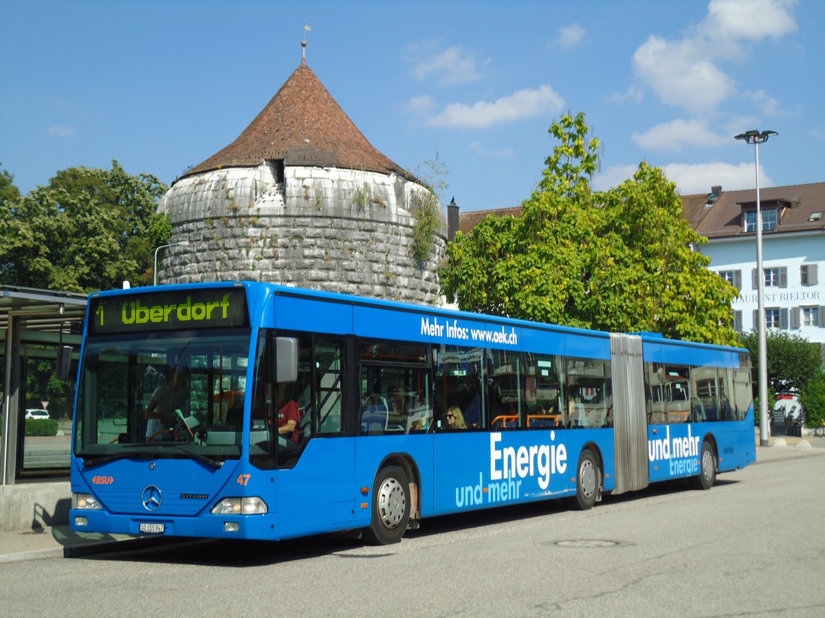 (146'802) - BSU Solothurn - Nr. 47/SO 155'947 - Mercedes am 31. August 2013 in Solothurn, Amthausplatz