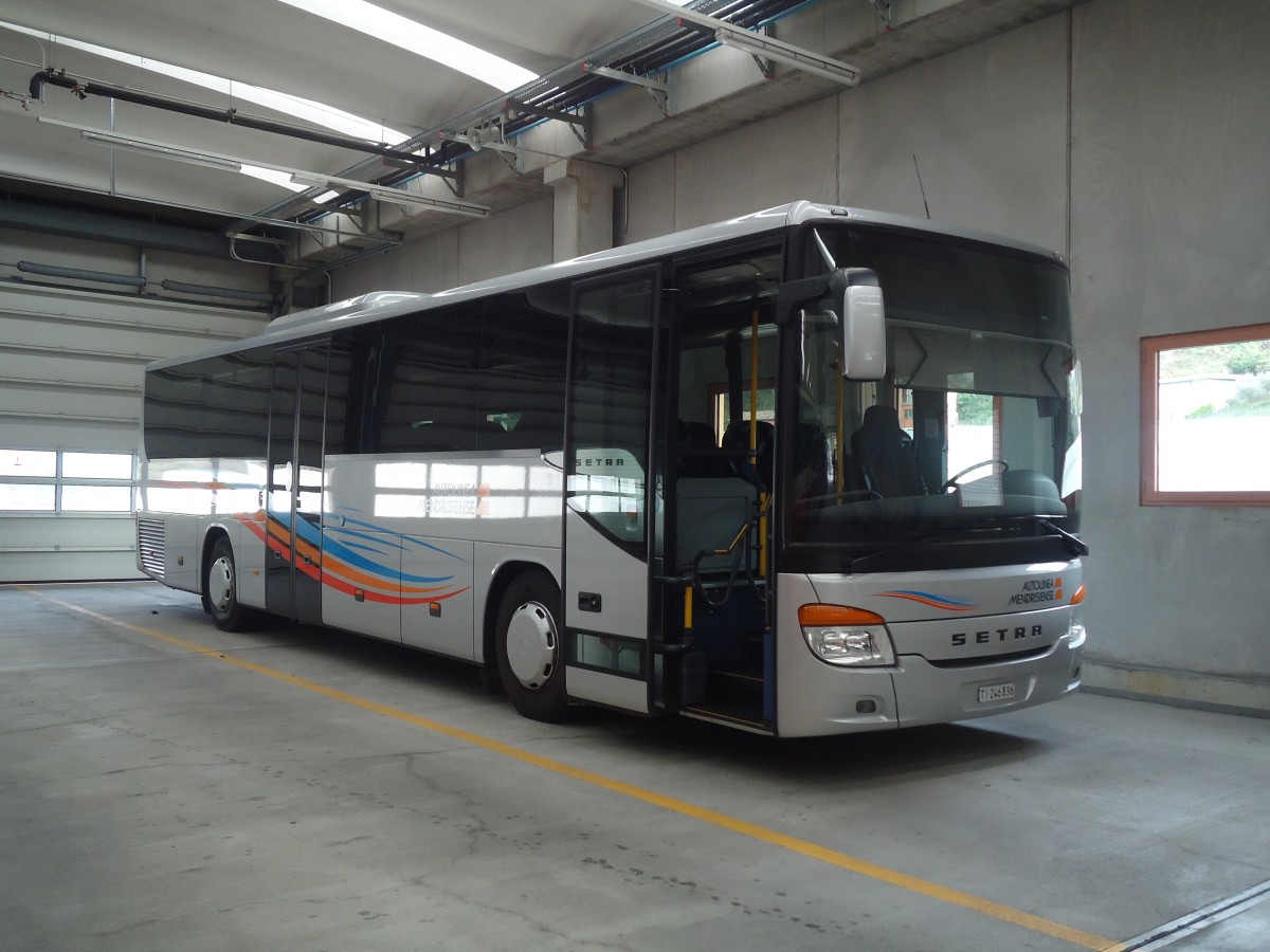 (147'804) - AMSA Chiasso - Nr. 36/TI 246'836 - Setra am 6. November 2013 in Balerna, Rimessa