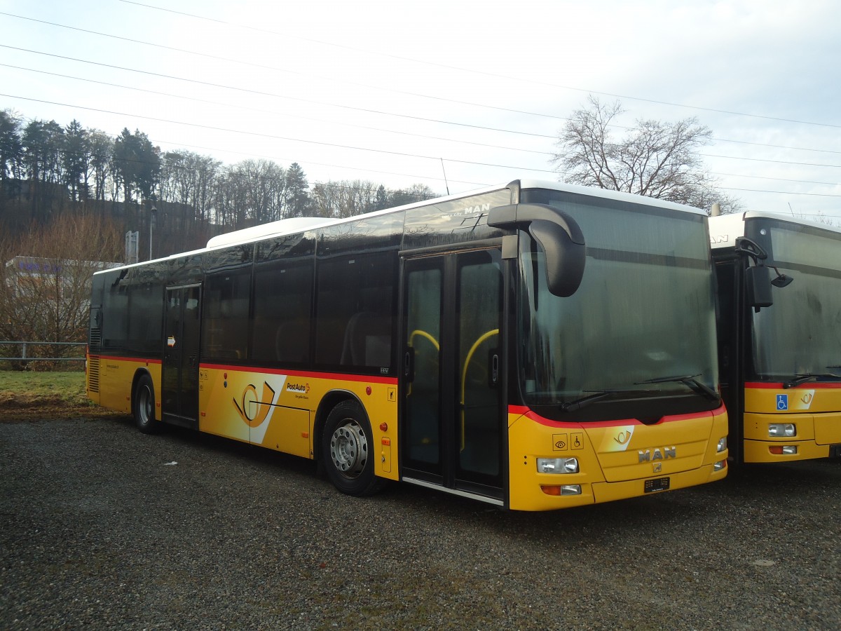 (148'372) - Steiner, Messen - MAN am 22. Dezember 2013 in Kloten, EvoBus