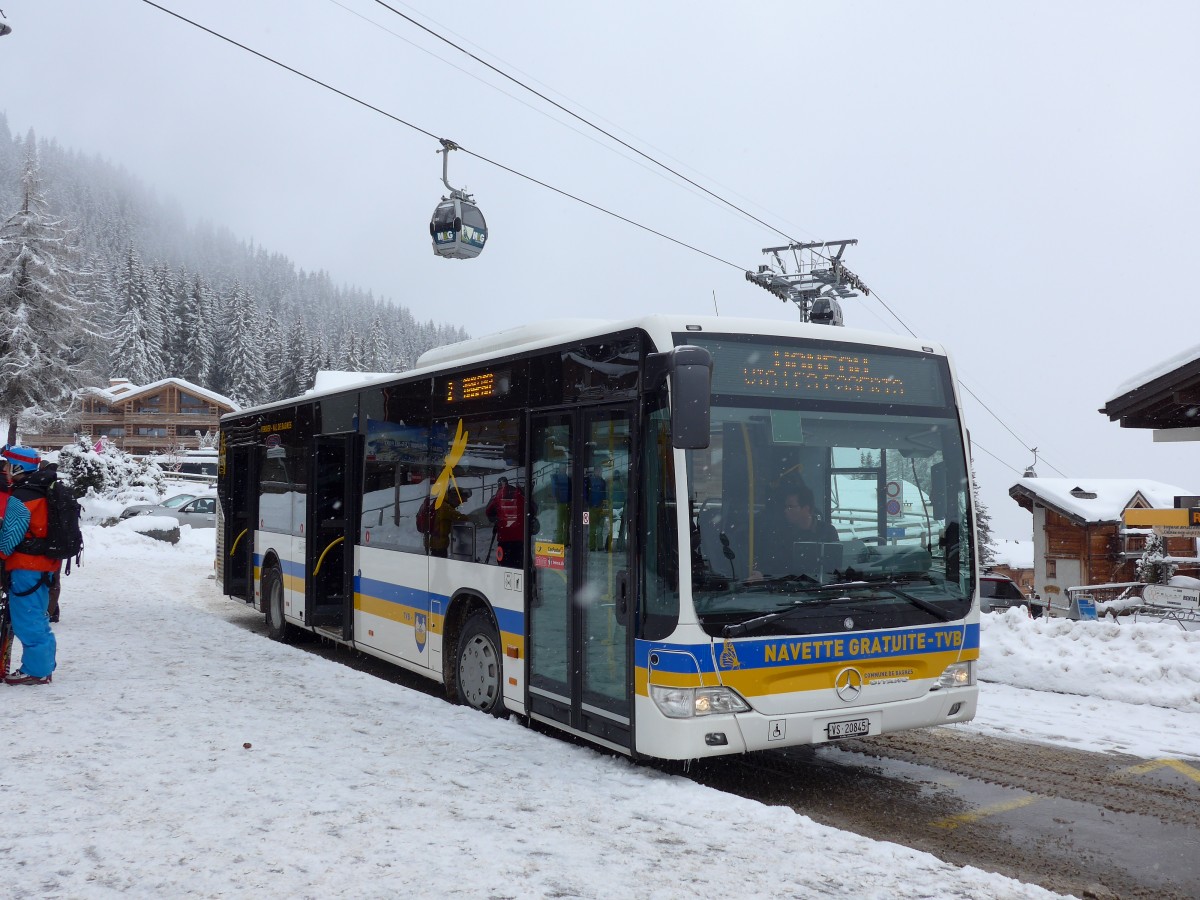 (148'708) - TMR Martigny - Nr. 102/VS 20'845 - Mercedes am 2. Februar 2014 in Verbier, Mdran