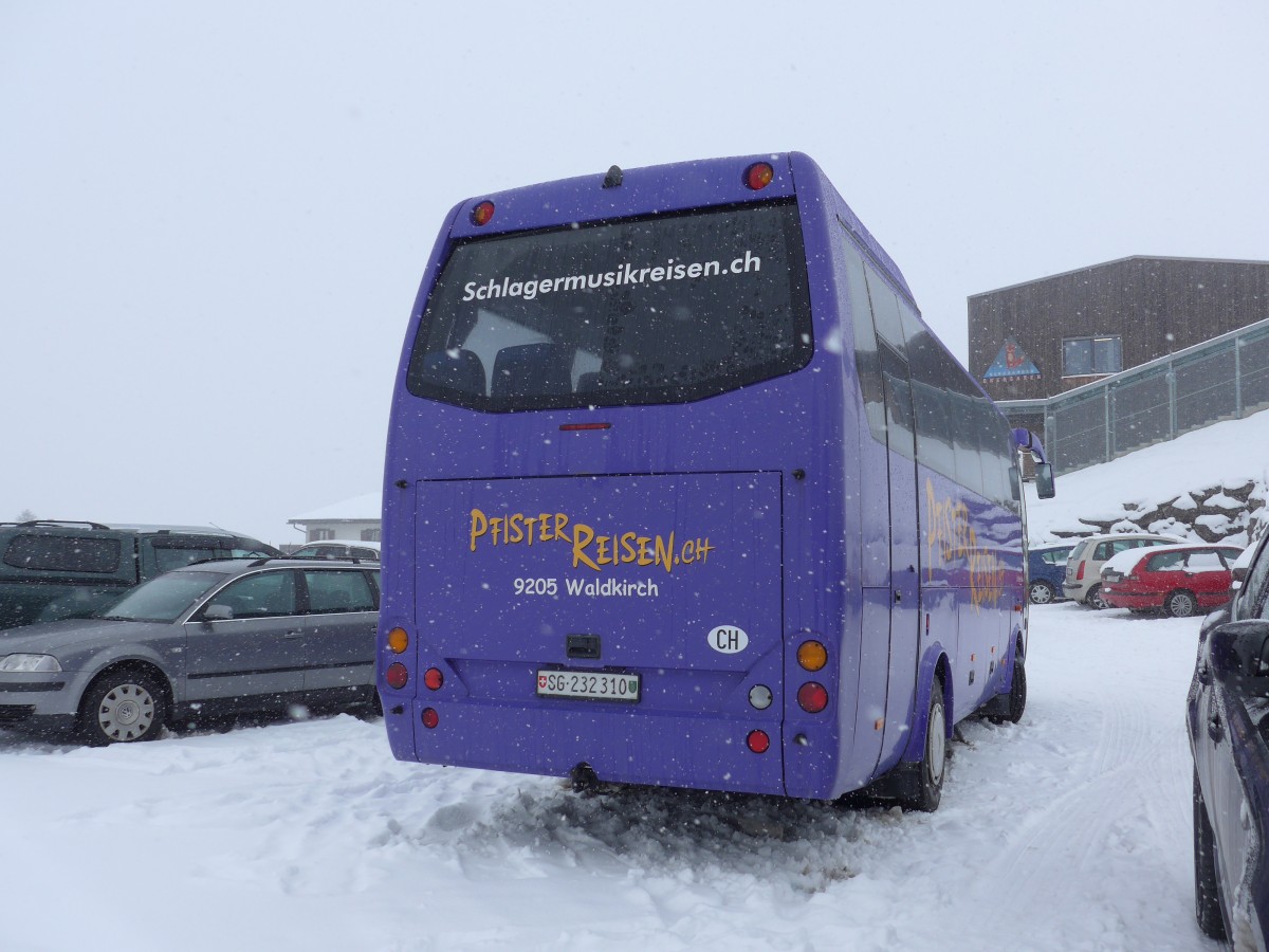 (149'081) - Pfister, Waldkirch - SG 232'310 - Temsa am 1. Mrz 2014 in Obersaxen, Meierhof Talstation