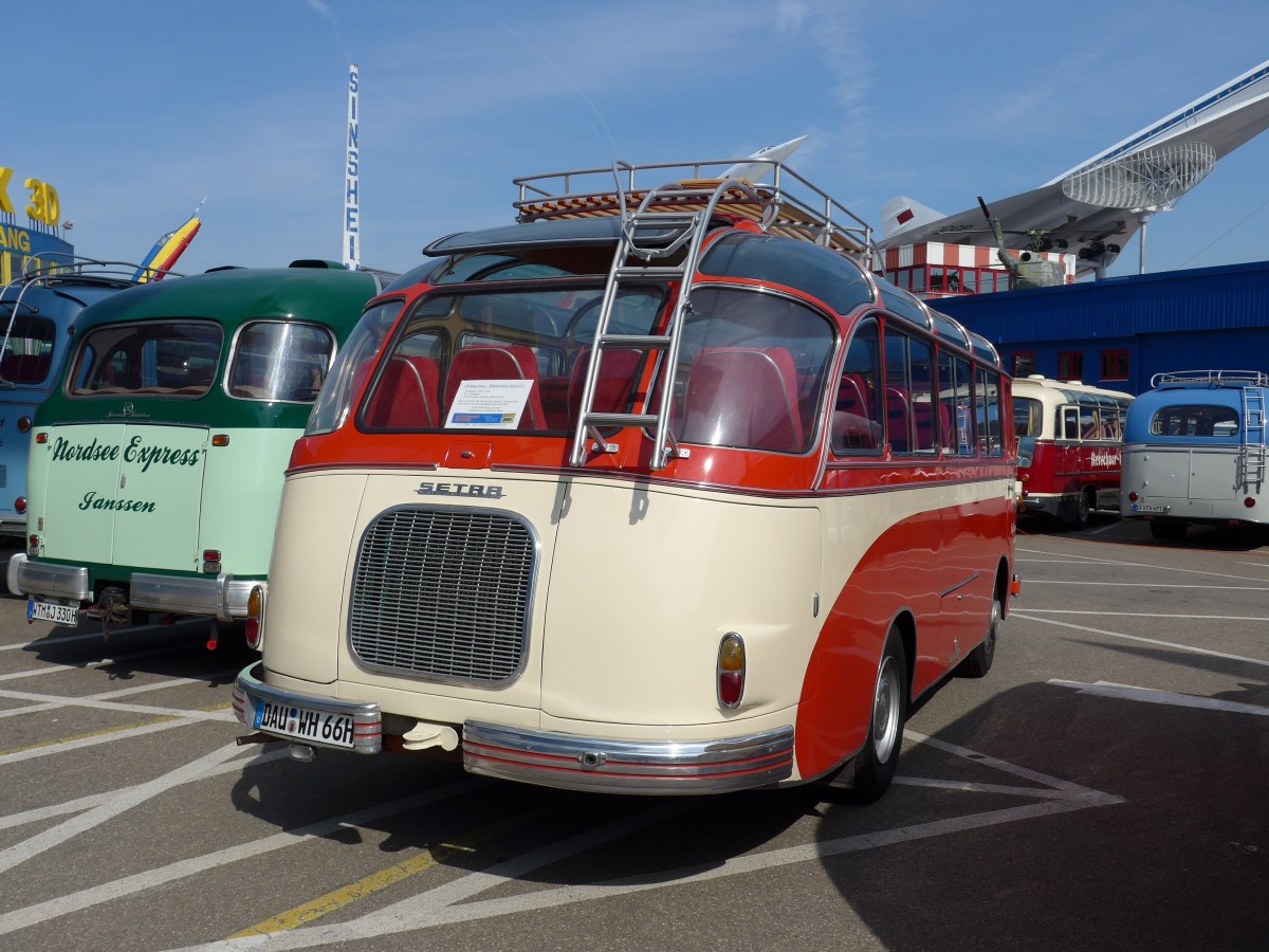 (149'784) - Hoffmann, Nohn - DAU-WH 66H - Setra am 25. April 2014 in Sinsheim, Museum