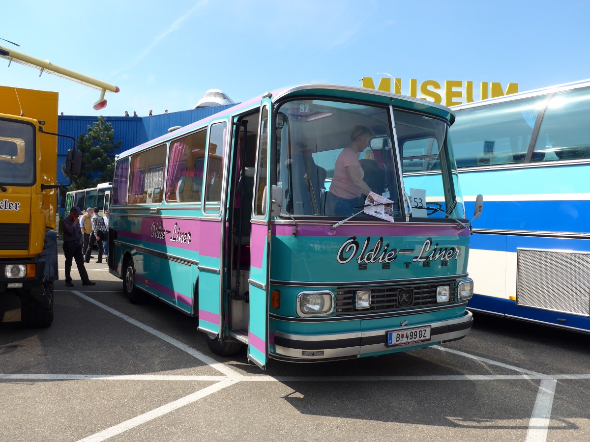 (149'807) - Aus Oesterreich: Wstner, Bezau - B 499 DZ - Setra am 25. April 2014 in Sinsheim, Museum