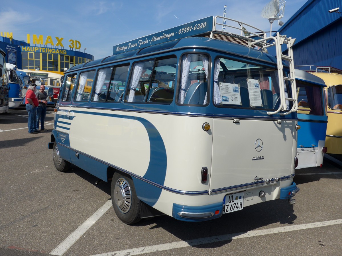 (149'835) - Fuchs, Allmendingen - UL-AZ 674H - Mercedes am 25. April 2014 in Sinsheim, Museum