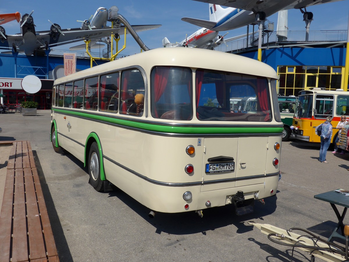 (149'861) - RegioBus, Mittweida - FG-RM 76H - IFA am 25. April 2014 in Sinsheim, Museum