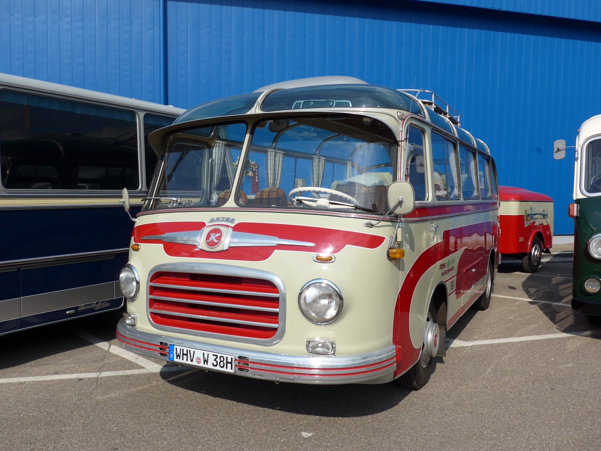 (150'099) - Fass, Wilhelmshaven - Nr. 38/WHV-W 38H - Setra am 25. April 2014 in Sinsheim, Museum