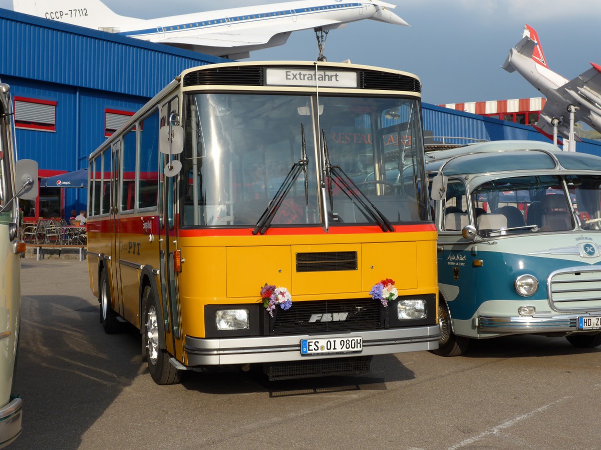 (150'115) - Krech, Aichwald - ES-OI 980H - FBW/Tscher (ex Preisig, Affeltrangen) am 25. April 2014 in Sinsheim, Museum