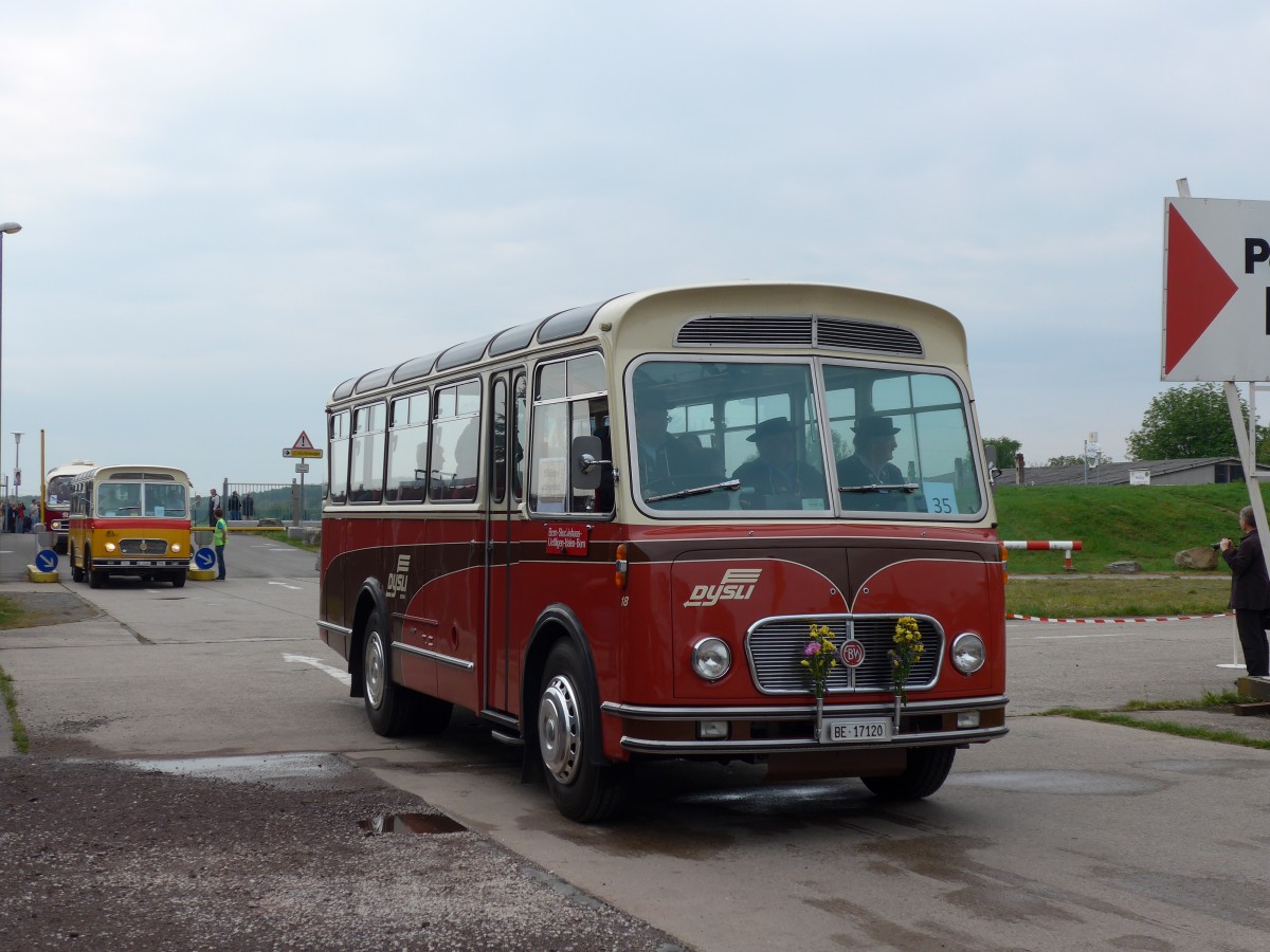 (150'178) - Aus der Schweiz: Dysli, Bern - Nr. 18/BE 17'120 - FBW/FHS (ex P 23'211; ex P 21'011) am 26. April 2014 in Speyer, Technik-Museum