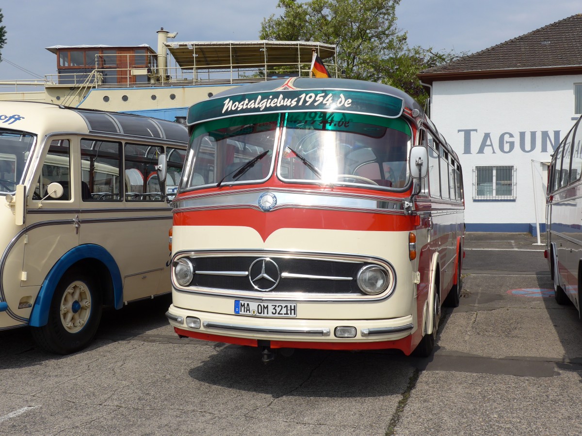 (150'291) - Klassen, Heidelberg - MA-OM 321H - Mercedes am 26. April 2014 in Speyer, Technik-Museum