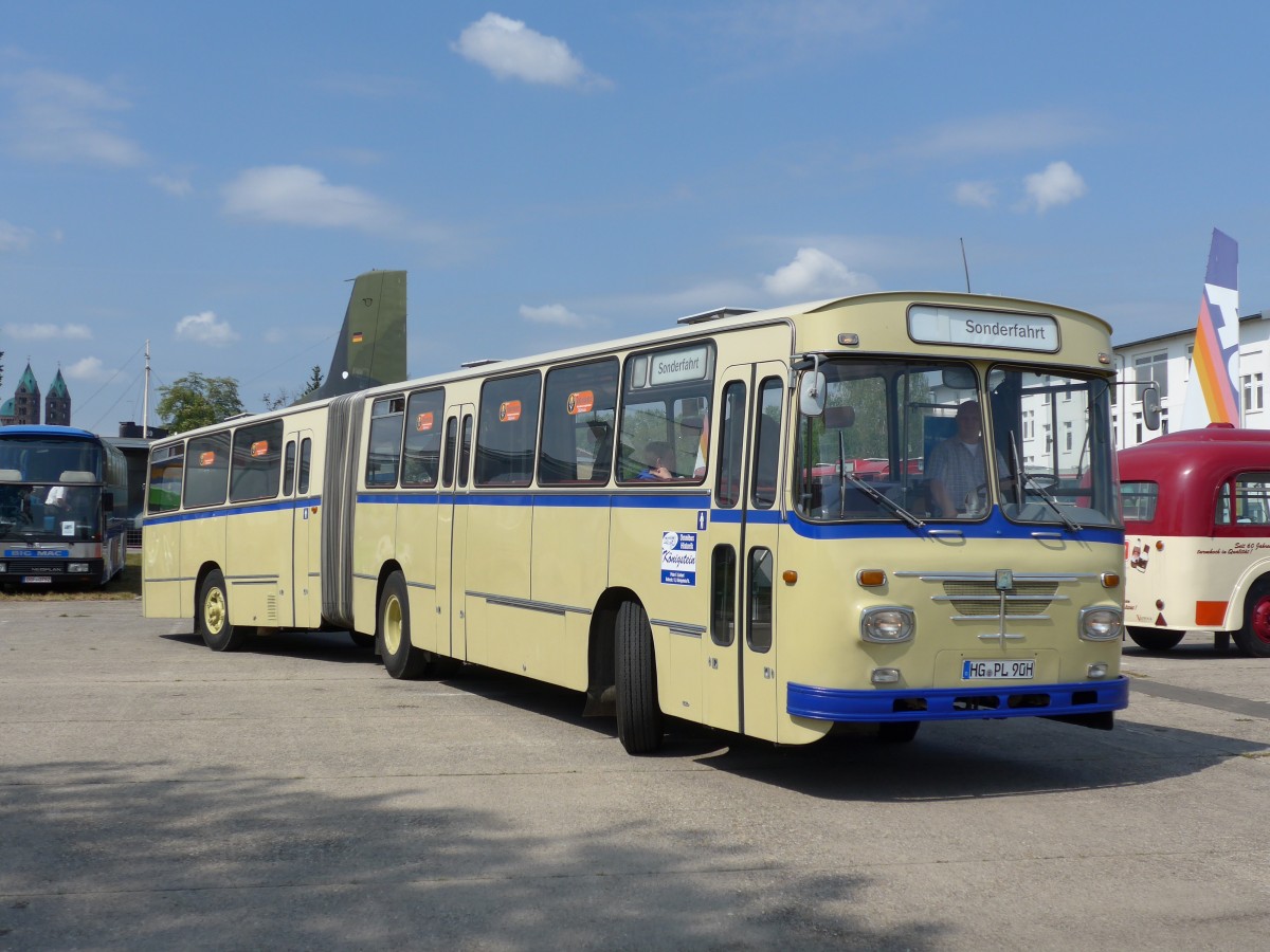 (150'440) - Linhart, Knigstein - HG-PL 90H - Bssing am 26. April 2014 in Speyer, Technik-Museum