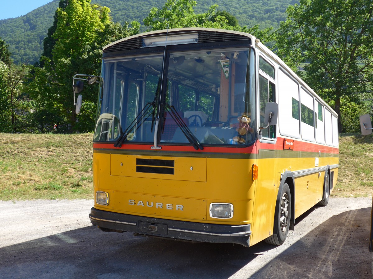 (151'622) - Maillard, Evolne - Saurer/Tscher (ex Segessenmann, Burgistein; ex P 24'229) am 21. Juni 2014 in Aigle, Saurertreffen