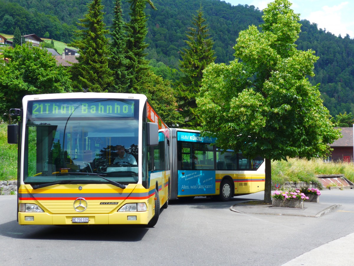 (151'779) - STI Thun - Nr. 109/BE 700'109 - Mercedes am 22. Juni 2014 in Oberhofen, Wichterheer Gut