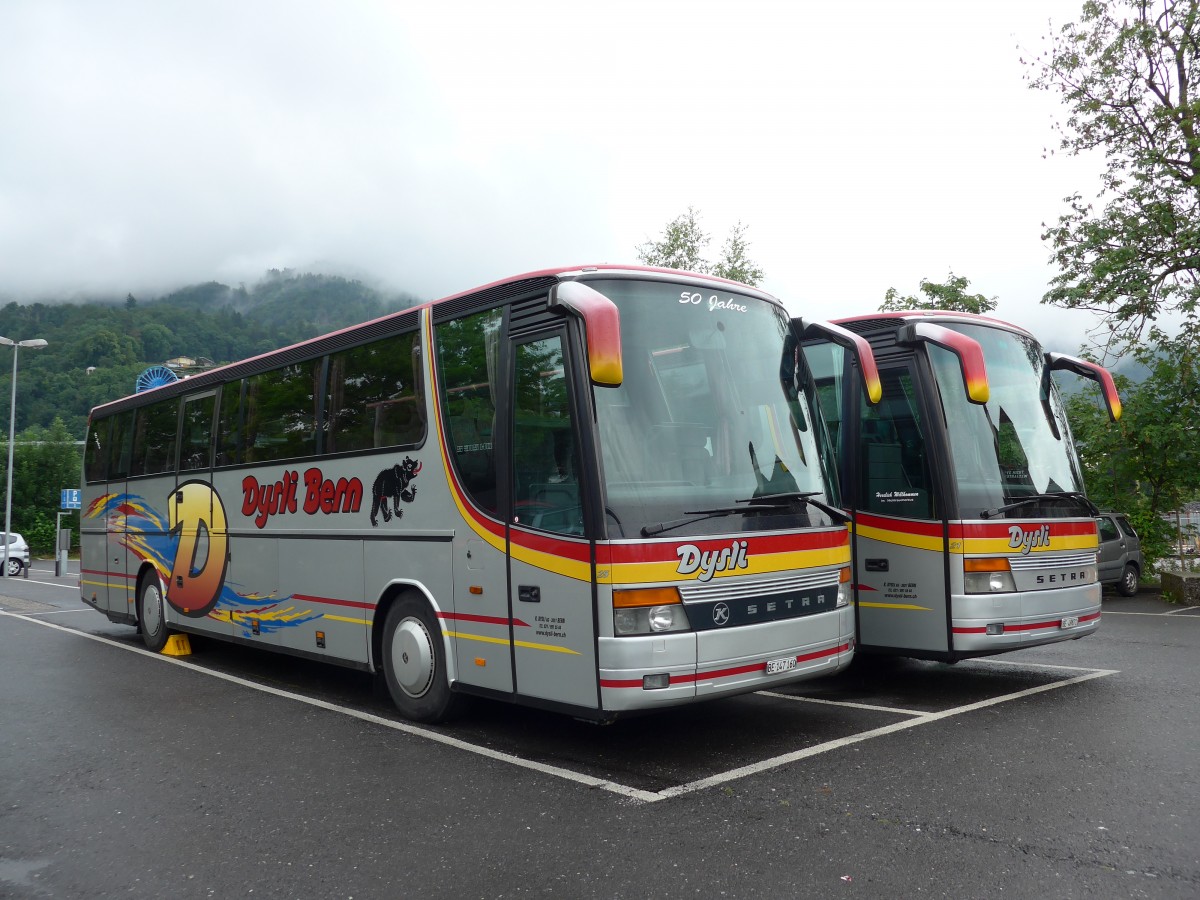 (152'015) - Dysli, Bern - Nr. 25/BE 147'160 - Setra (ex Nvermann, D-Mettmann) am 2. Juli 2014 in Thun, Seestrasse