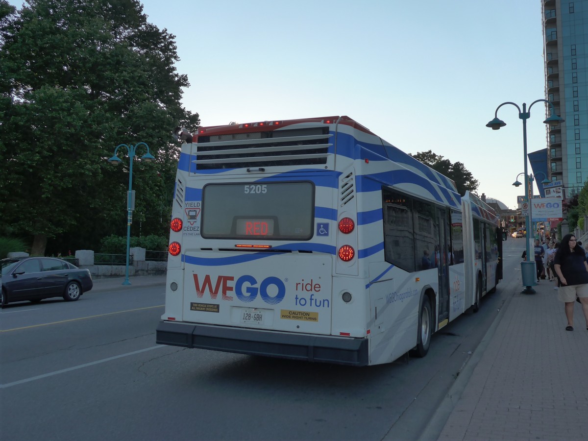 (152'878) - WEGO Niagara Falls - Nr. 5205/128 6BH - Nova Bus am 15. Juli 2014 in Clifton Hill, Niagara Falls