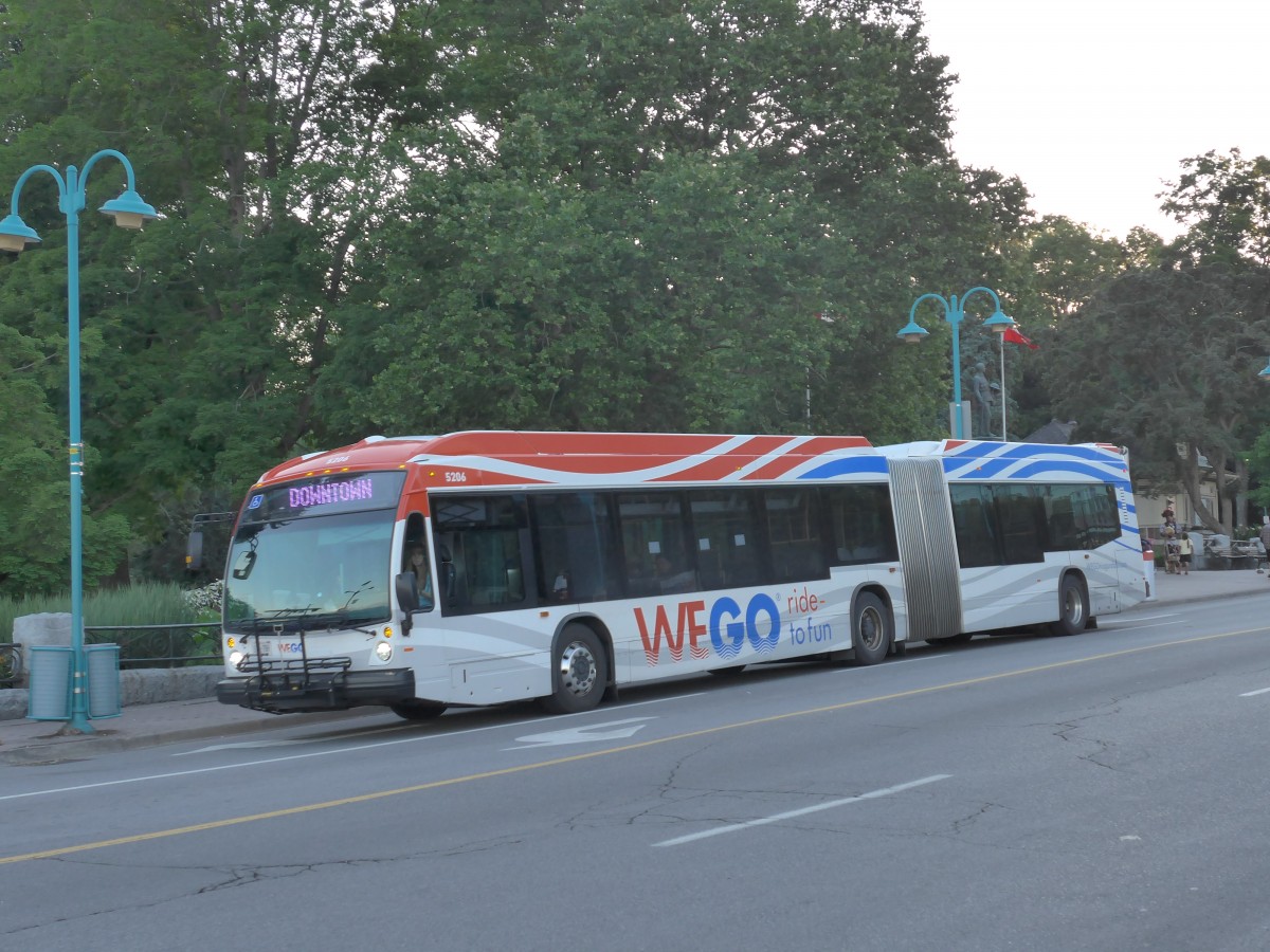 (152'886) - WEGO Niagara Falls - Nr. 5206/128 7BH - Nova Bus am 15. Juli 2014 in Clifton Hill, Niagara Falls