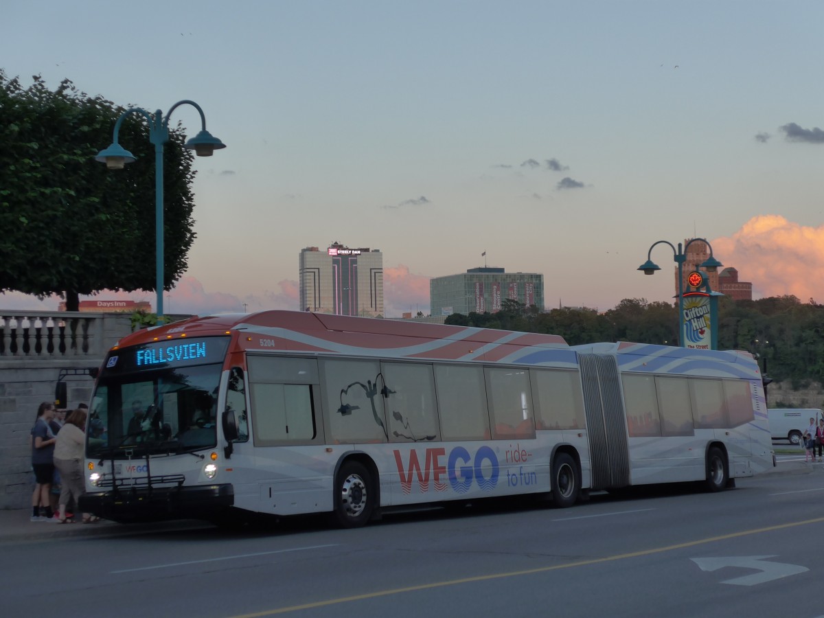 (152'897) - WEGO Niagara Falls - Nr. 5204/126 0BH - Nova Bus am 15. Juli 2014 in Clifton Hill, Niagara Falls