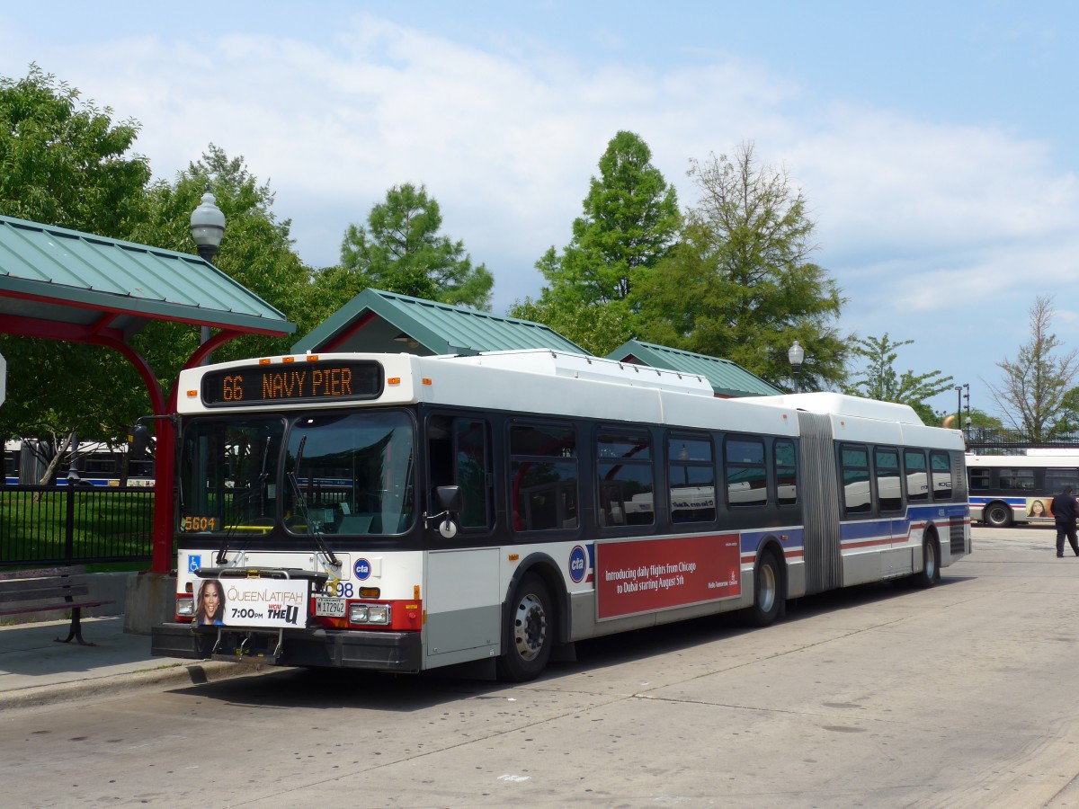 (153'182) - CTA Chicago - Nr. 4098/M 172'942 - New Flyer am 18. Juli 2014 in Chicago, Navy Pier