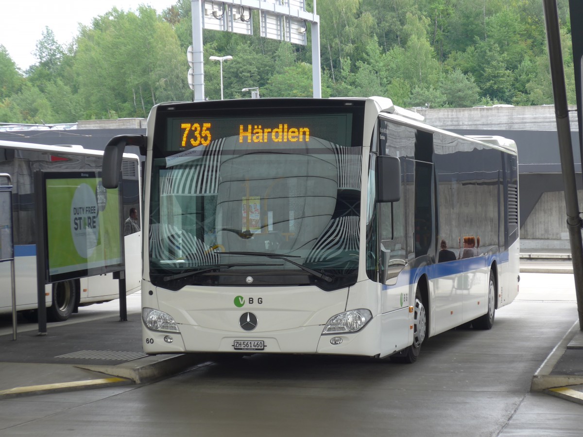 (153'608) - Welti-Furrer, Zrich - Nr. 60/ZH 561'460 - Mercedes am 4. August 2014 in Zrich, Flughafen