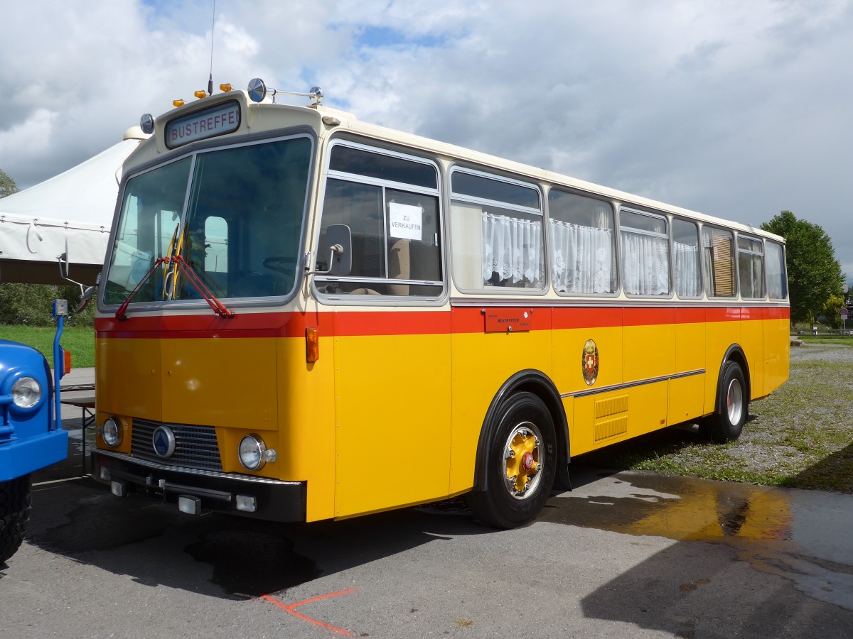 (153'783) - Fssler, Winterthur - Saurer/Tscher (ex Steiger, Schlatt; ex P 24'647) am 16. August 2014 in Altsttten, Allmendplatz