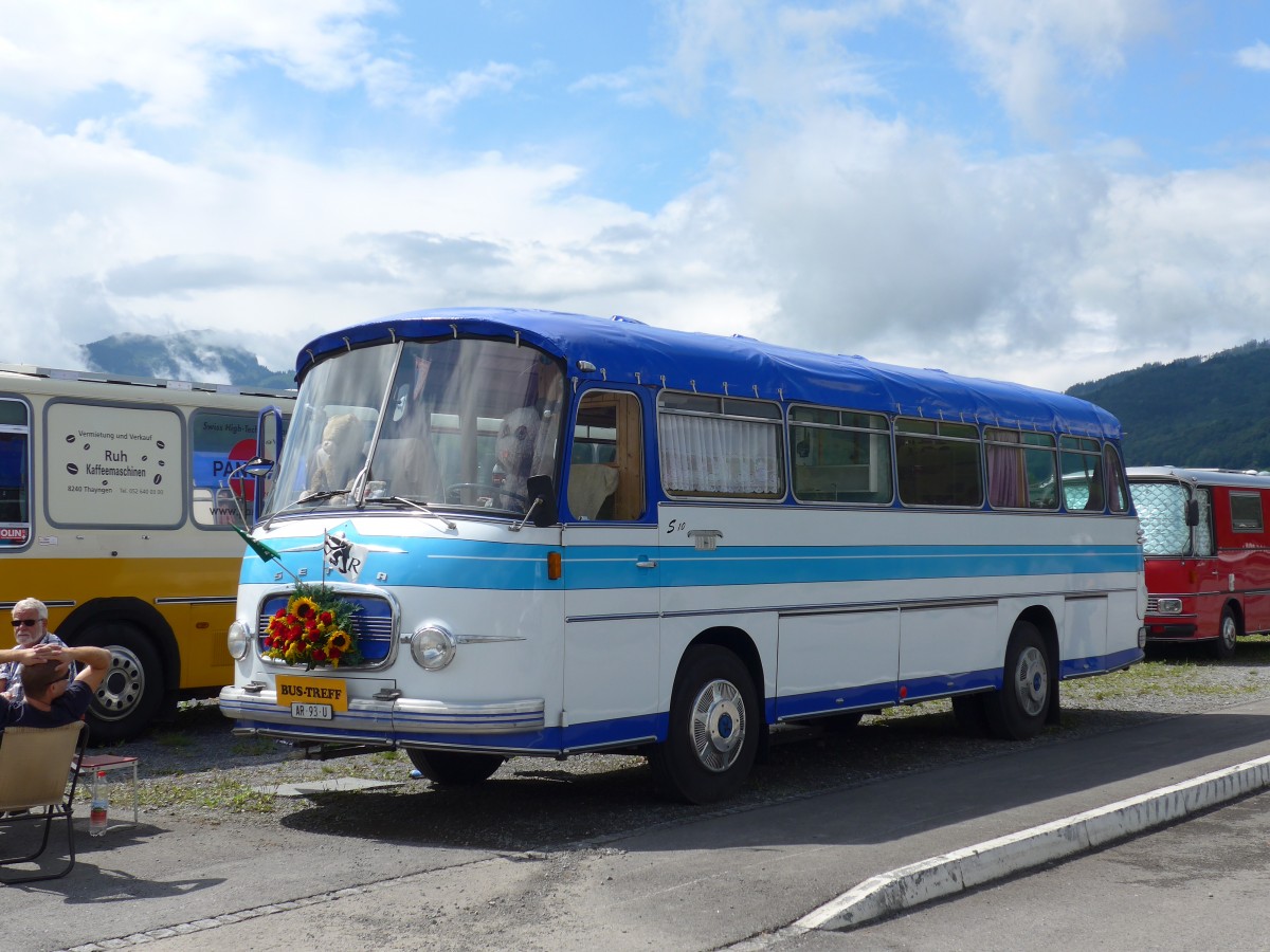 (153'784) - Niederer, Grub - AR 93 U - Setra am 16. August 2014 in Altsttten, Allmendplatz