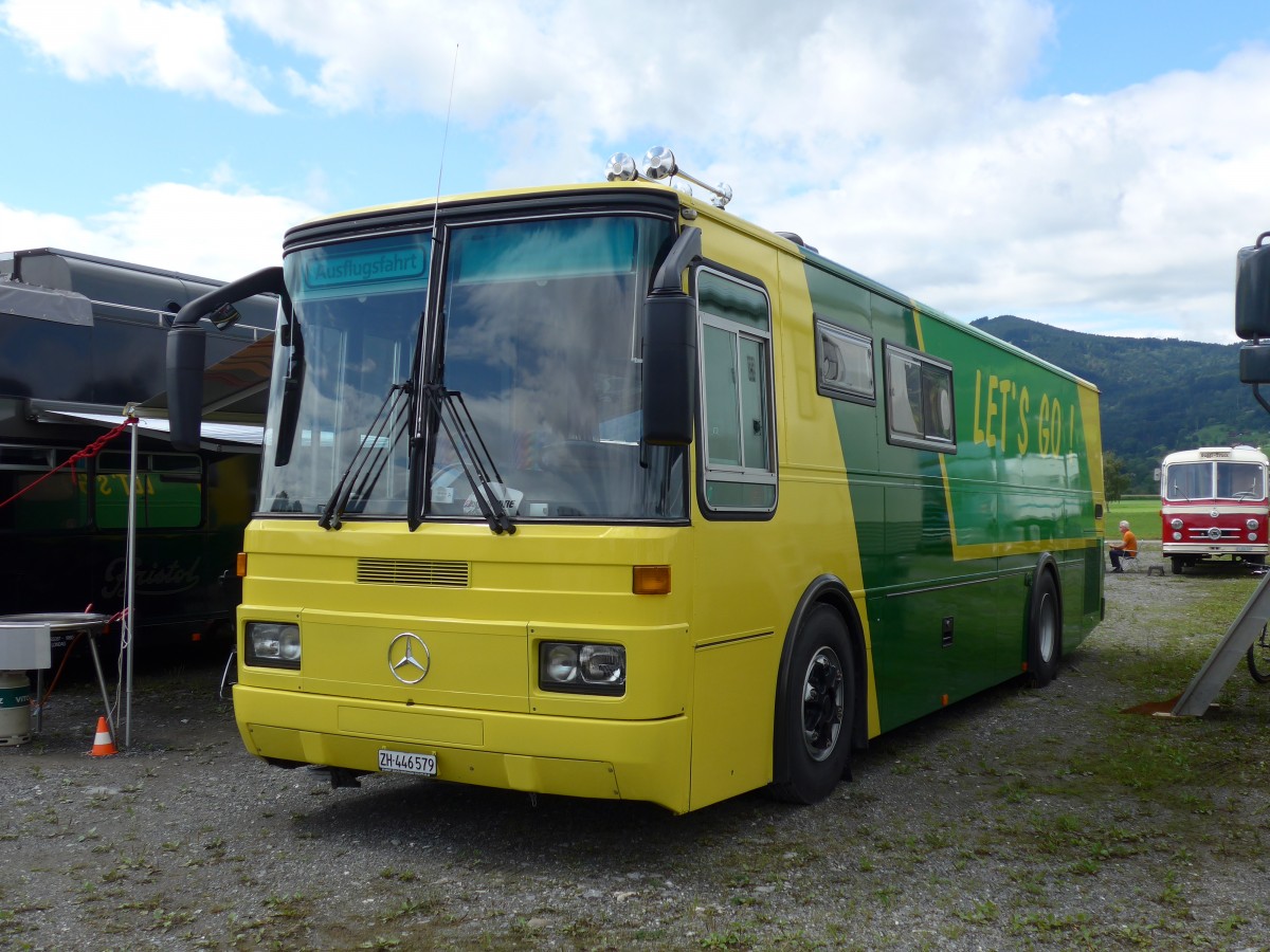 (153'808) - Meier, Blach - ZH 446'579 - Mercedes/Lauber (ex Jaggi, Kippel) am 16. August 2014 in Altsttten, Allmendplatz