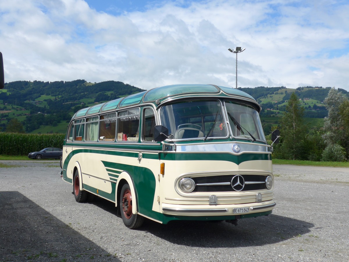 (153'826) - Tschannen, Bern - BE 671'042 - Mercedes am 16. August 2014 in Altsttten, Allmendplatz