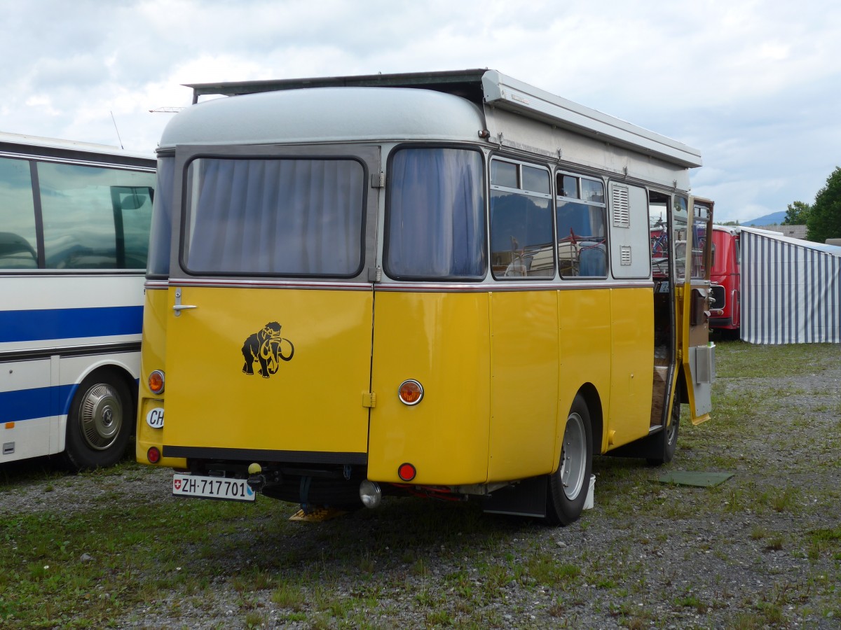 (153'838) - Langenegger S., Wdenswil - ZH 717'701 - Saurer-OM am 16. August 2014 in Altsttten, Allmendplatz