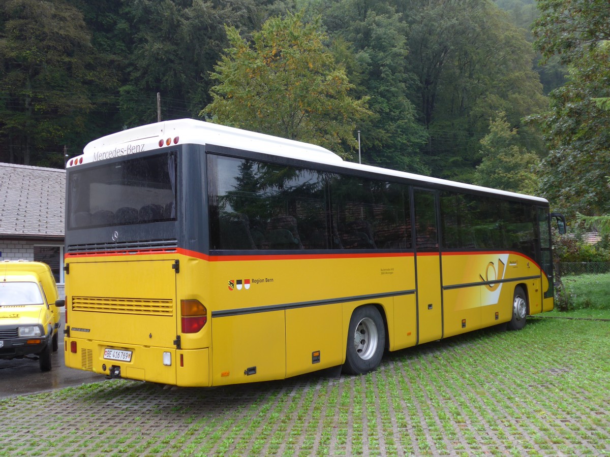 (154'748) - AVG Meiringen - Nr. 69/BE 416'769 - Mercedes am 1. September 2014 in Meiringen, Garage