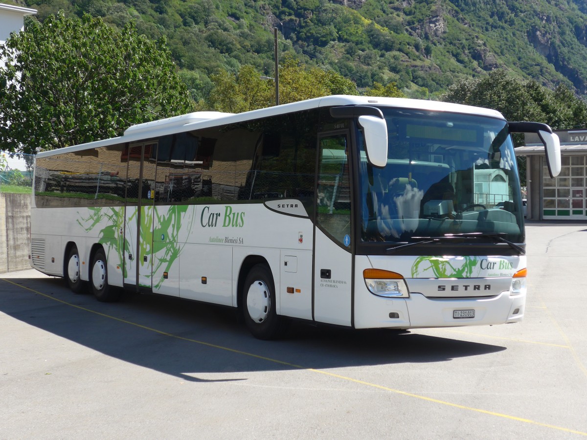 (154'812) - ABl Biasca - Nr. 13/TI 231'013 - Setra am 1. September 2014 in Biasca, Garage