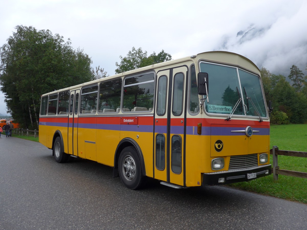 (154'966) - Rothmayr, Wermatswil - ZH 771'283 - Saurer/Tscher am 13. September 2014 in Chur, Waffenplatz