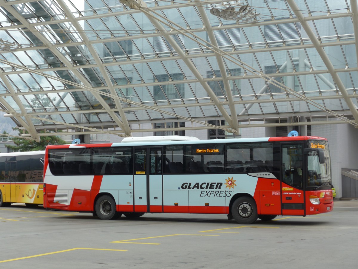 (155'152) - PostAuto Graubnden - GR 155'152 - Setra am 13. September 2014 in Chur, Postautostation