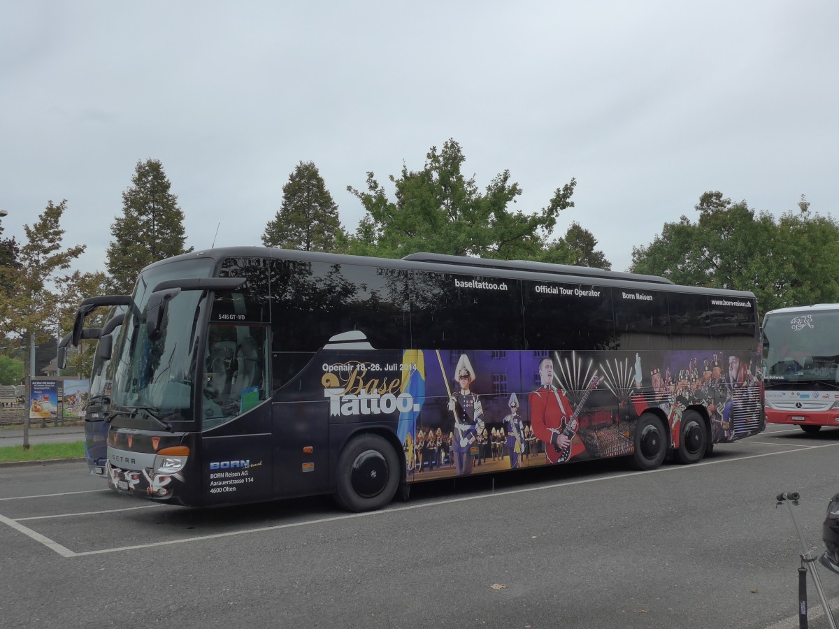 (155'278) - Born, Olten - SO 106'074 - Setra am 18. September 2014 in Thun, Seestrasse