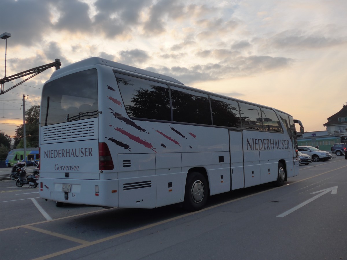 (155'370) - Niederhauser, Gerzensee - BE 72'691 - Mercedes am 25. September 2014 in Thun, CarTerminal