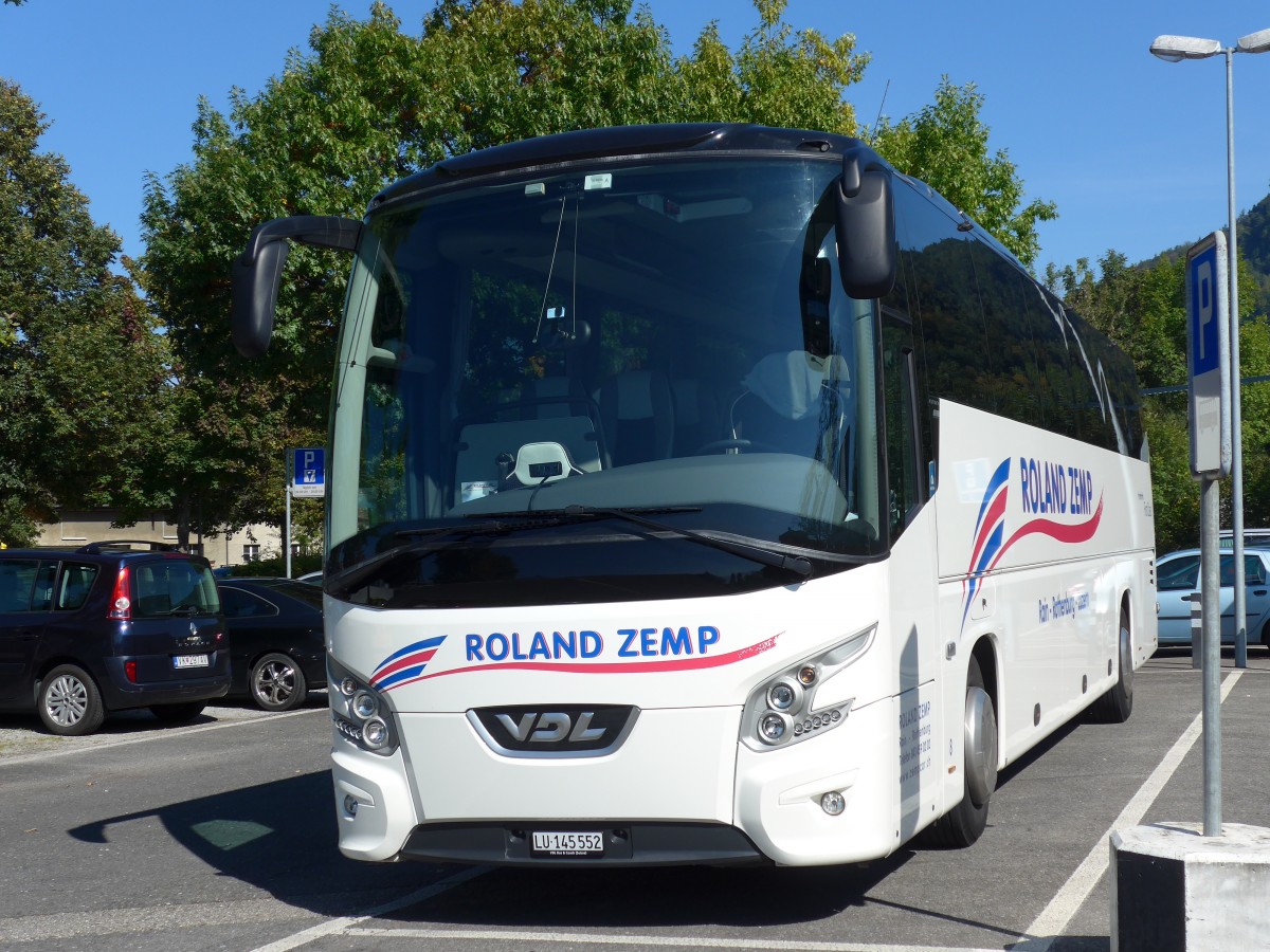 (155'375) - Zemp, Rothenburg - Nr. 8/LU 145'552 - VDL am 26. September 2014 in Thun, Seestrasse