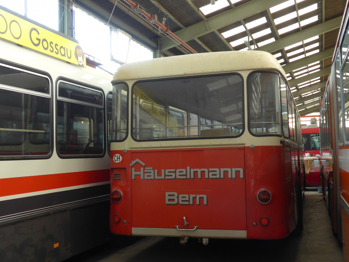 (155'492) - Lthi, Rfenacht - FBW/R&J (ex Huselmann, Bern Nr. 27; ex AFA Adelboden Nr. 24; ex Steiner, Meikirch Nr. 1) am 5. Oktober 2014 in Oberburg, Ziegelgut