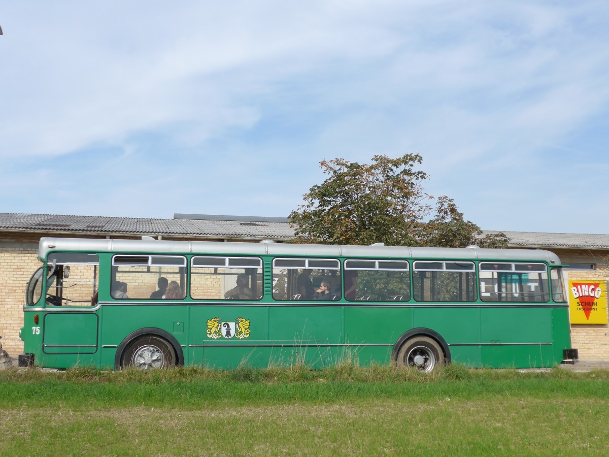 (155'520) - BVB Basel (RWB) - Nr. 75/BE 399'675 - FBW/FHS am 5. Oktober 2014 in Burgdorf, Ziegelgut