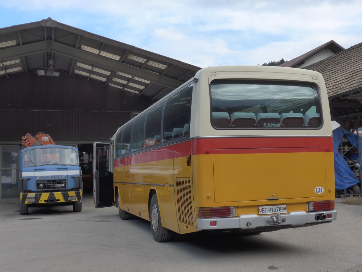 (155'557) - Buzzi, Bern - BE 910'789 - Mercedes (ex Mattli, Wassen) am 5. Oktober 2014 in Oberburg, Ziegelgut