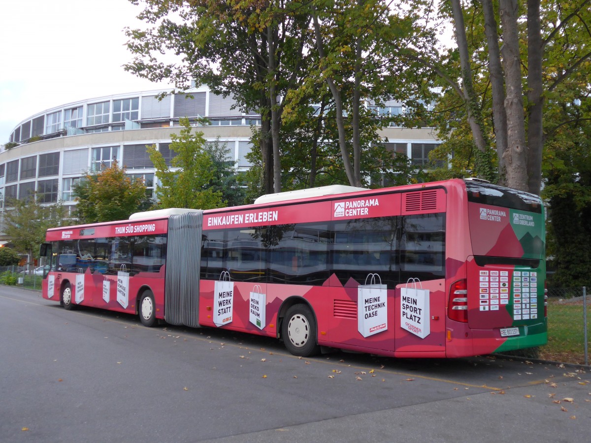 (155'569) - STI Thun - Nr. 137/BE 801'137 - Mercedes am 7. Oktober 2014 bei der Schifflndte Thun