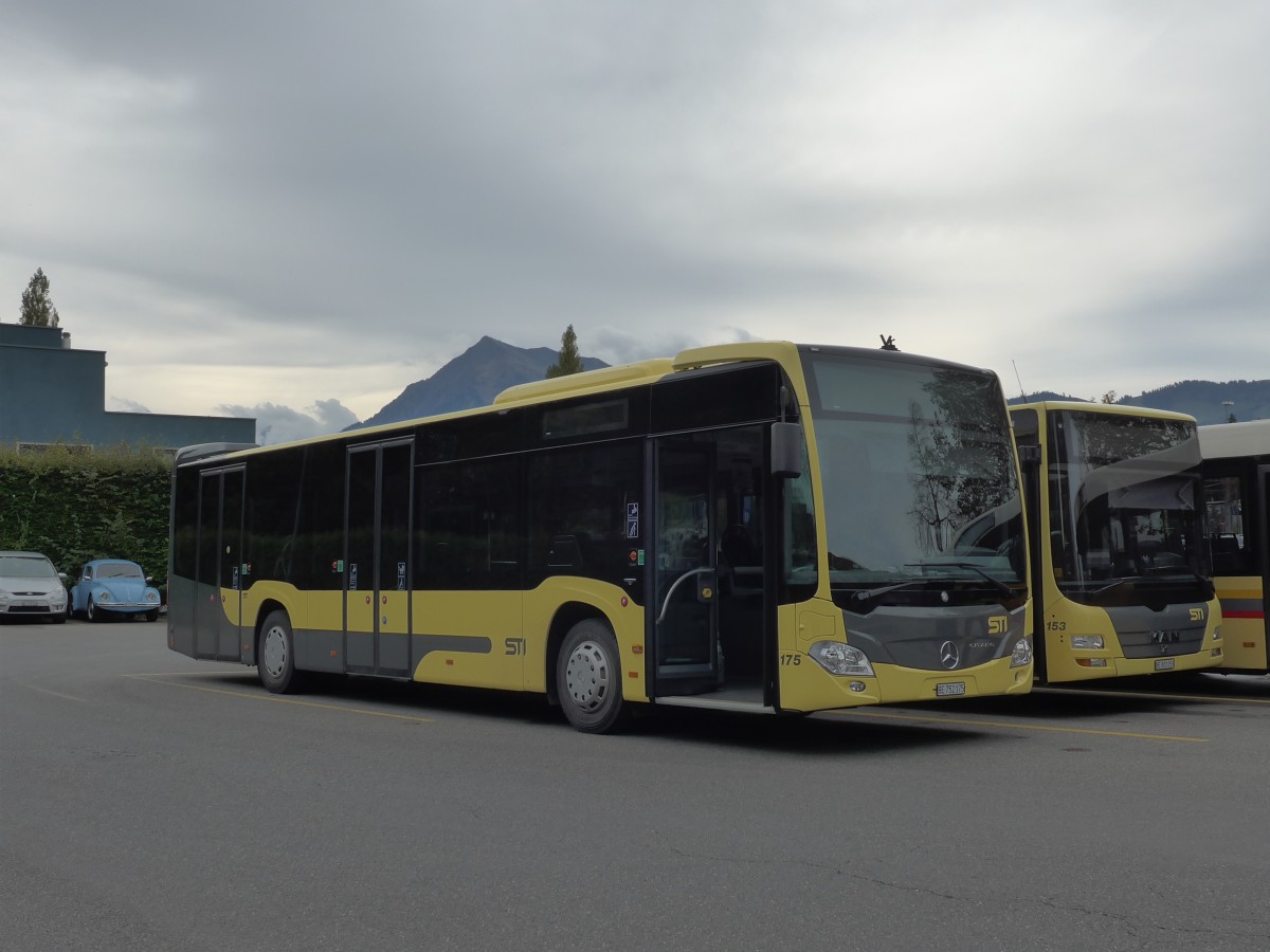 (155'779) - STI Thun - Nr. 175/BE 752'175 - Mercedes am 15. Oktober 2014 bei der Schifflndte Thun