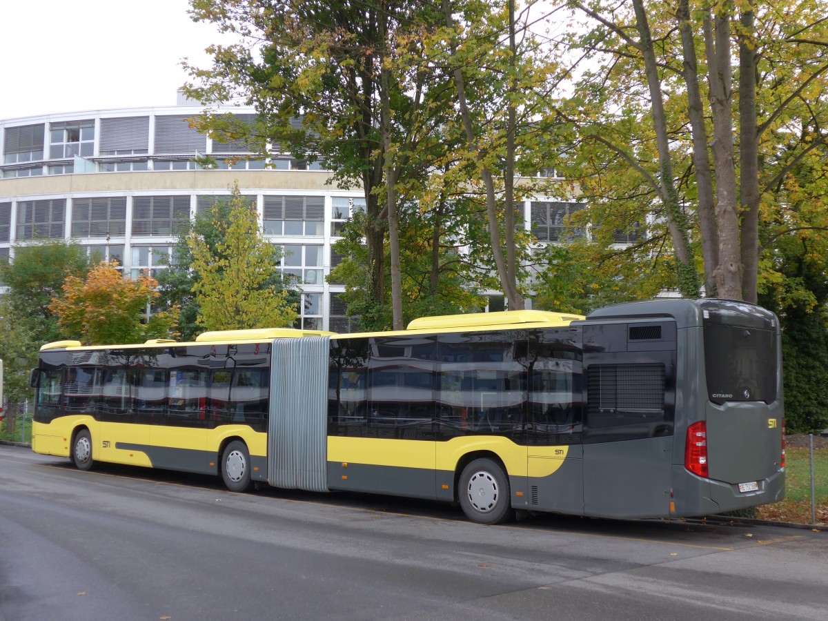 (156'088) - STI Thun - Nr. 168/BE 752'168 - Mercedes am 26. Oktober 2014 bei der Schifflndte Thun