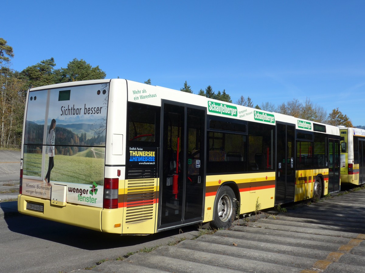 (156'380) - STI Thun - Nr. 91 - MAN am 1. November 2014 in Thun, Waffenplatz