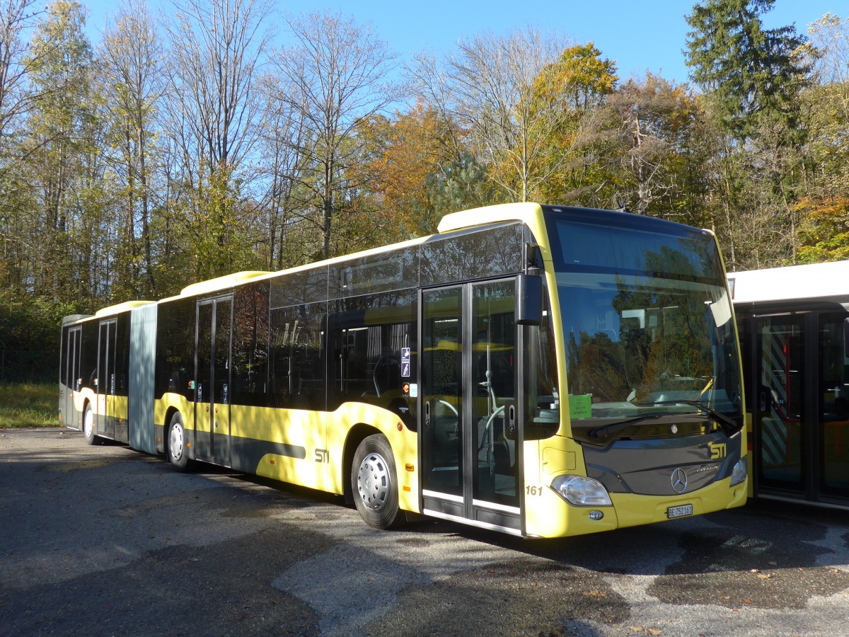 (156'387) - STI Thun - Nr. 161/BE 752'161 - Mercedes am 1. November 2014 in Thun, Waffenplatz