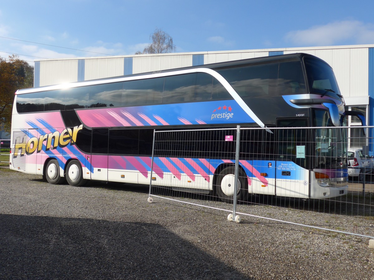 (156'448) - Horner, Tafers - Nr. 6 - Setra am 7. November 2014 in Kloten, EvoBus